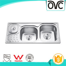 Hot sale stainless steel commercial kitchen sink with Waste Bin
Hot sale stainless steel commercial kitchen sink with Waste Bin